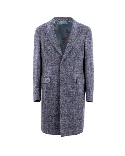 Etro Coats Grey - Etro - Modalova