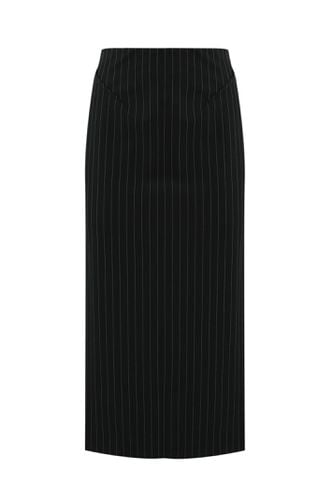 Patrizia Pepe Pinstriped Midi Skirt - Patrizia Pepe - Modalova