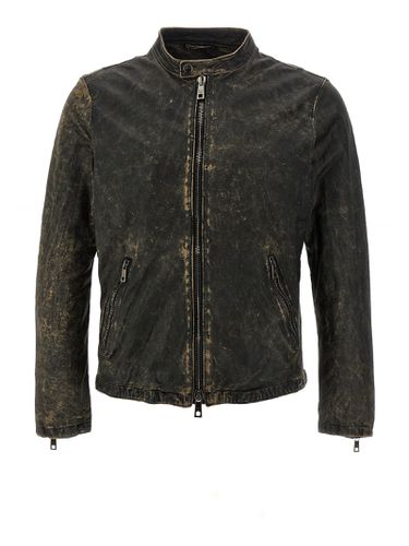 Vintage Leather Jacket - Giorgio Brato - Modalova