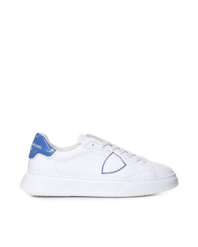 Sneakers With Blue Heel - Philippe Model - Modalova