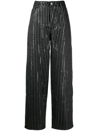 Sequin Twill Wide Pants - Rotate by Birger Christensen - Modalova