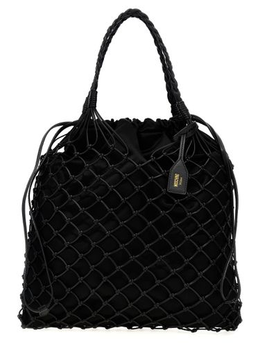 Woven Nappa Leather Shopping Bag - Moschino - Modalova