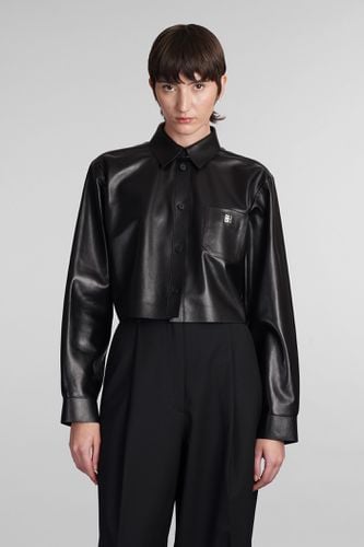 Givenchy Shirt In Black Leather - Givenchy - Modalova