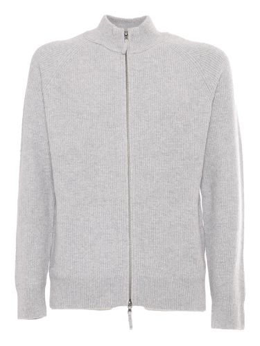 Ballantyne T Neck Full Zip Cardigan - Ballantyne - Modalova