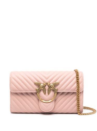 Love Bag Chevron Crossbody Bag - Pinko - Modalova