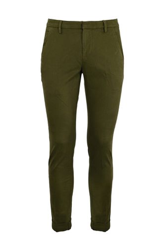 Slim Gaubert Trousers In Warm Hand Stretch Gabardine - Dondup - Modalova