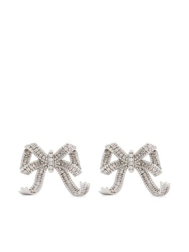 Self-portrait Crystal Bow Earrings - self-portrait - Modalova