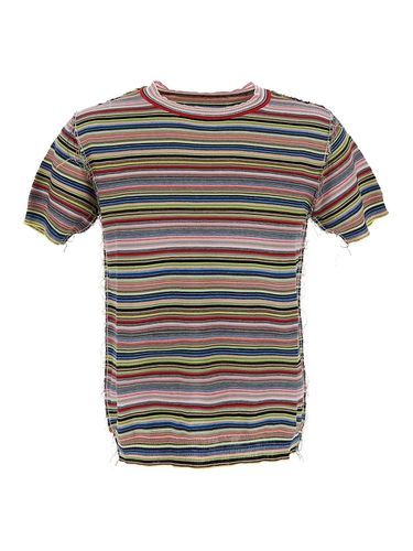 Maison Margiela Stripe Knit T-shirt - Maison Margiela - Modalova
