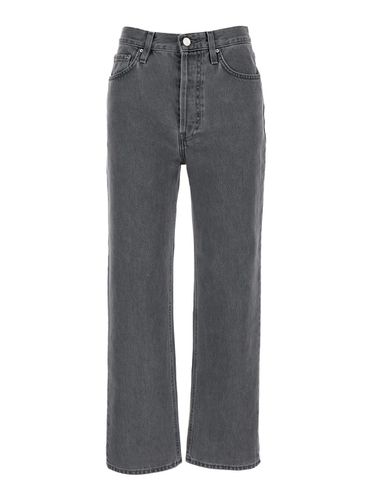 Straight High Waist Jeans In Cotton Woman - Totême - Modalova