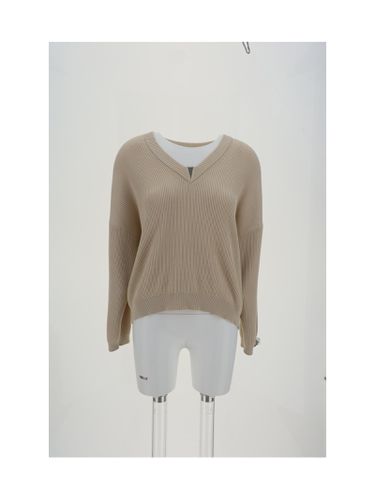 Brunello Cucinelli V-neck Sweater - Brunello Cucinelli - Modalova