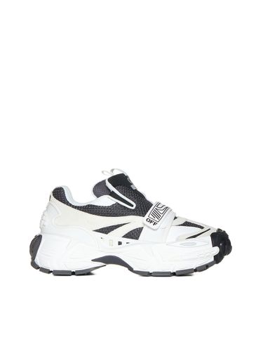 Glove Mix Materials Slip On Sneakers - Off-White - Modalova