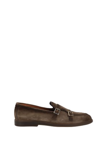 Santoni Leather Loafers - Santoni - Modalova