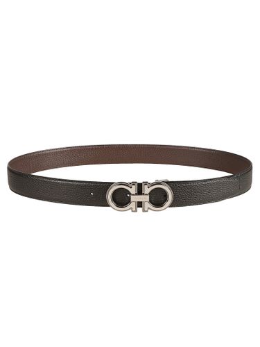 Ferragamo Double Logo Buckle Belt - Ferragamo - Modalova