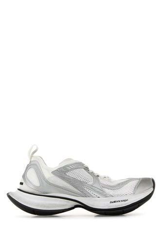 Two-tone Mesh And Fabric Circuit Sneakers - Balenciaga - Modalova