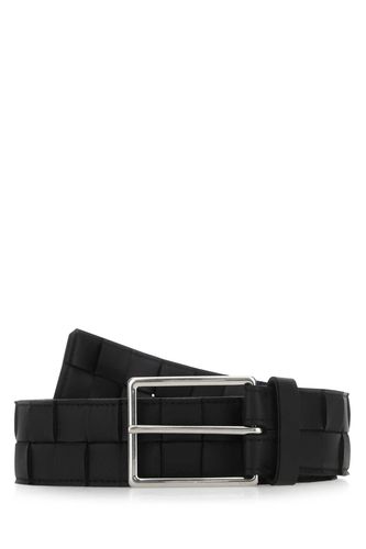 Bottega Veneta Black Leather Belt - Bottega Veneta - Modalova