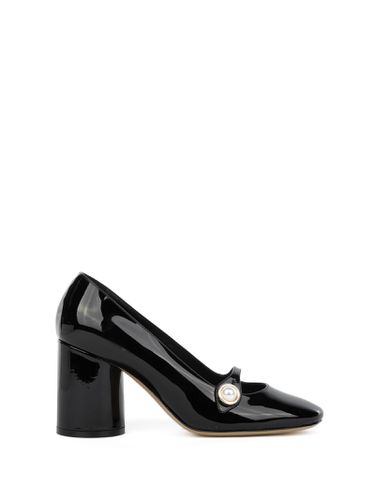 Pumps Black Strap In Shiny Leather - Casadei - Modalova