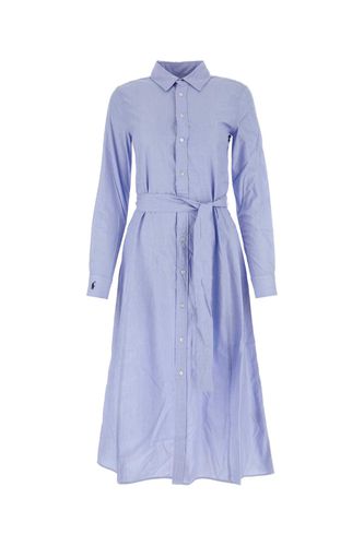 Cerulean Blue Poplin Shirt Dress - Polo Ralph Lauren - Modalova