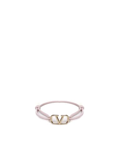 Thin Vlogo Leather Bracelet - Valentino Garavani - Modalova