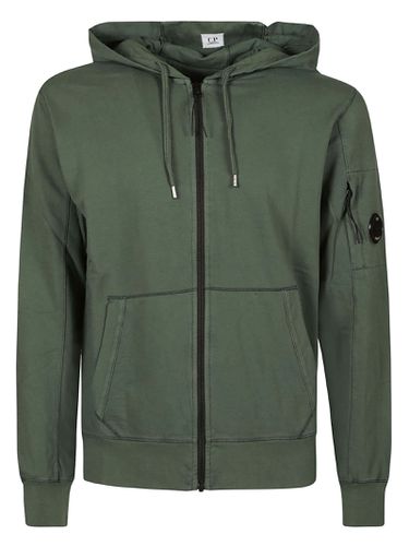 C. P. Company Light Fleece Zipped Hoodie - C.P. Company - Modalova