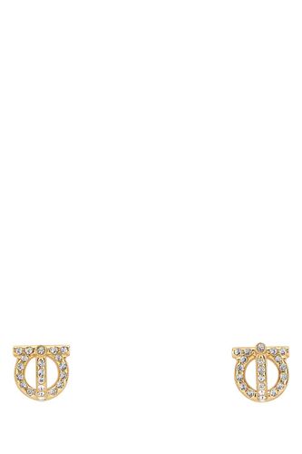 Embellished Metal Earrings - Ferragamo - Modalova