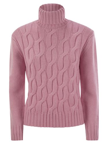 Giverny - Cable-knit Turtleneck Jumper - MC2 Saint Barth - Modalova