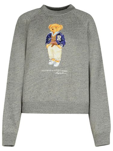 Bear Printed Crewneck Sweatshirt - Ralph Lauren - Modalova