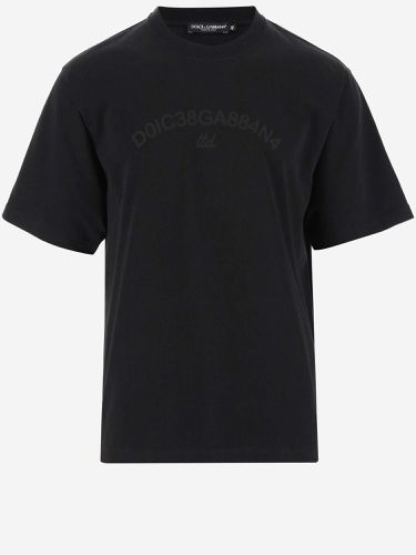 Cotton T-shirt With Logo - Dolce & Gabbana - Modalova