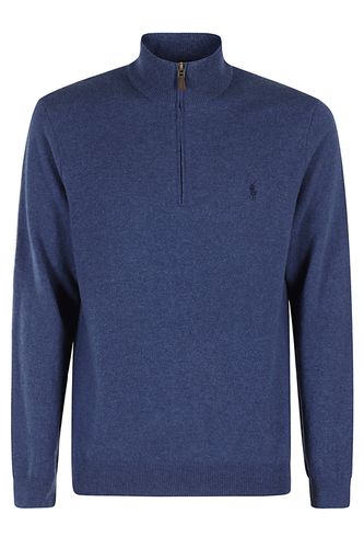 Maglia Mezza Zip Lambswool - Polo Ralph Lauren - Modalova