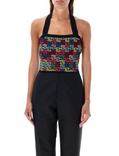 Balmain Multicolor Monogram Top - Balmain - Modalova