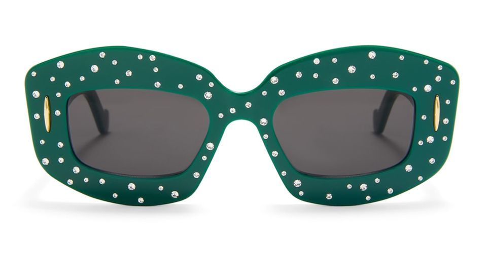 Loewe Lw4114is - Green Sunglasses - Loewe - Modalova