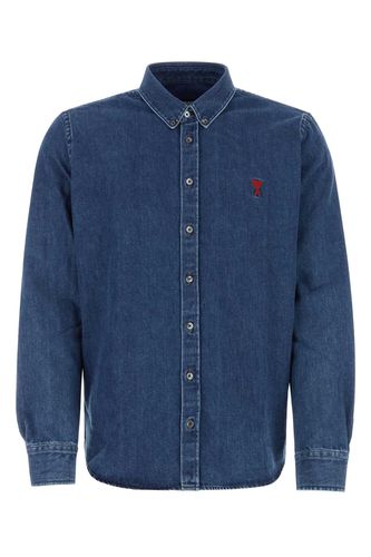 Ami Alexandre Mattiussi Denim Shirt - Ami Alexandre Mattiussi - Modalova