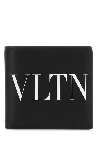 Black Leather Vltn Wallet - Valentino Garavani - Modalova