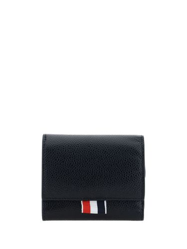 Pebble Grain Small Leather Wallet - Thom Browne - Modalova