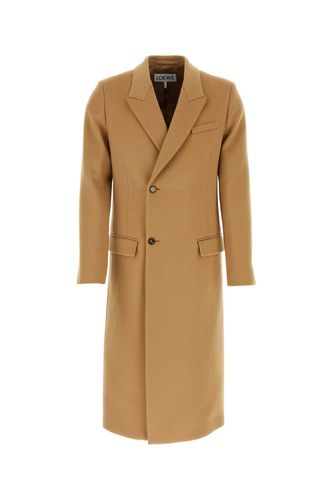 Loewe Beige Wool Coat - Loewe - Modalova