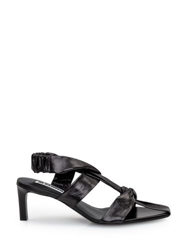 Jil Sander Black Leather Sandals - Jil Sander - Modalova