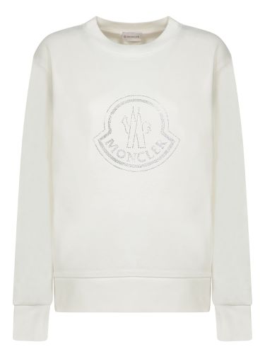 Logo Cotton Sweatshirt - Moncler - Modalova