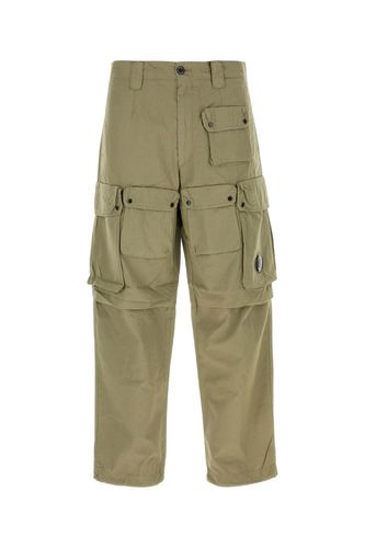 C. P. Company Sage Green Cotton Pant - C.P. Company - Modalova