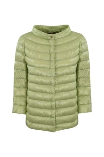 Ultralight Nylon Hooded Down Jacket - Herno - Modalova