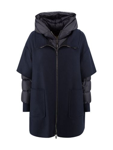 Midnight Blue Polyester Fabula Down Jacket - Moorer - Modalova