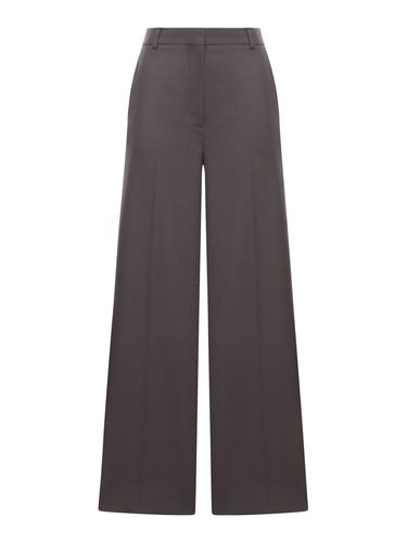 Chocolate Flannel Wide-leg Pant - Stella McCartney - Modalova