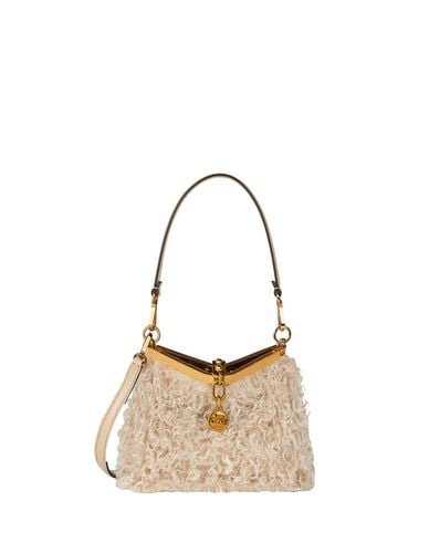 Vela Mini Bag In Beige Wool And Mohair - Etro - Modalova