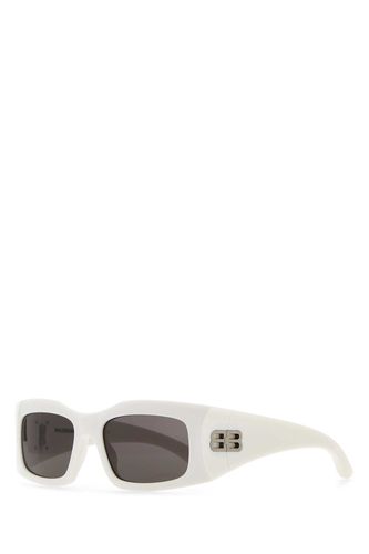 Balenciaga White Acetate Sunglasses - Balenciaga - Modalova