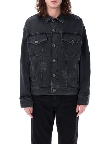 Balmain Worn-effect Denim Jacket - Balmain - Modalova