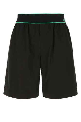 Black Cotton Bermuda Shorts - Bottega Veneta - Modalova