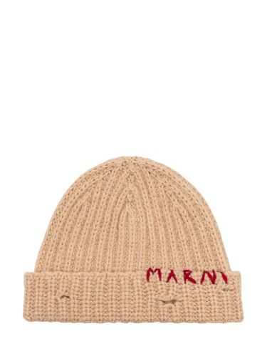 Marni Hat With Logo - Marni - Modalova