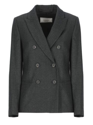 Lurex Double-breasted Blazer - Peserico - Modalova