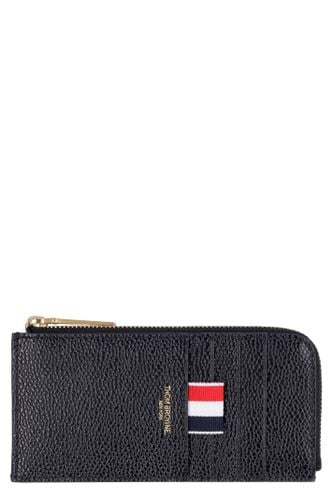 Pebbled Leather Coin Purse - Thom Browne - Modalova