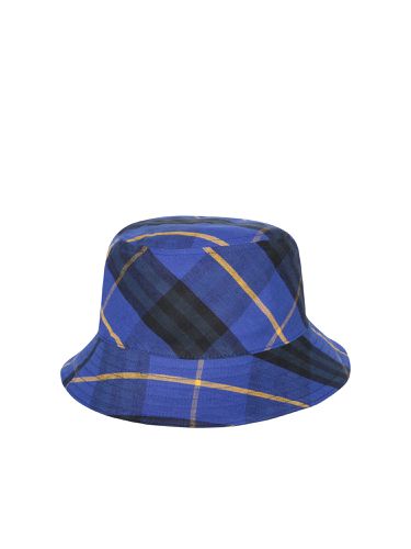 Checked Linen Bucket Hat - Burberry - Modalova