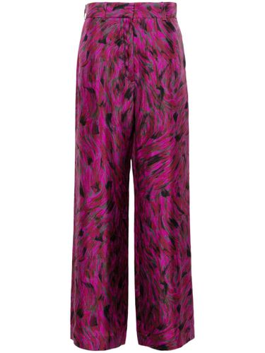 Lanvin Fuchsia Silk Trousers - Lanvin - Modalova