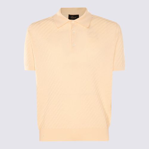 Cream Cotton-silk Blend Polo Shirt - Brioni - Modalova